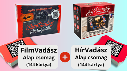 FilmVadász és HírVadász - PÁROS Alap Csomag (2x144 kártyával)