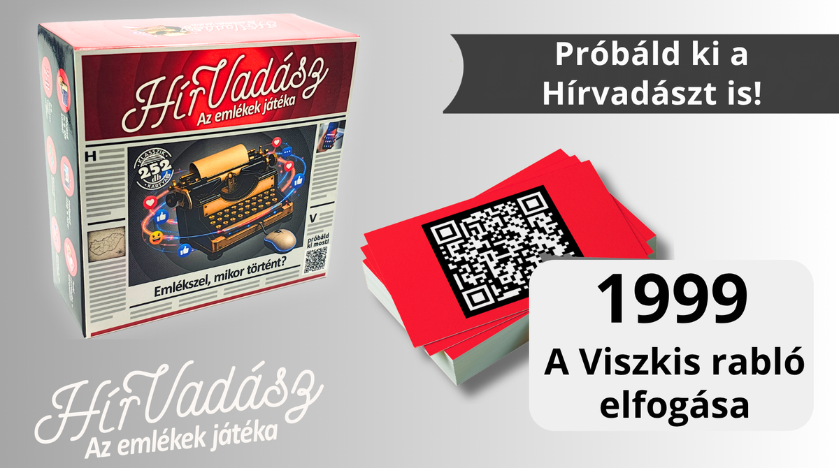 HírVadász - Klasszikus csomag (252 hírkártyával)